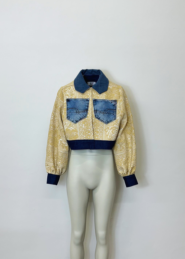 Tapestry x Upcycled Denim Jacket
