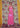 Pink Animal Print Halter Neck Maxi Dress