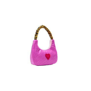 Upcycled Mini Purple Croc Bag
