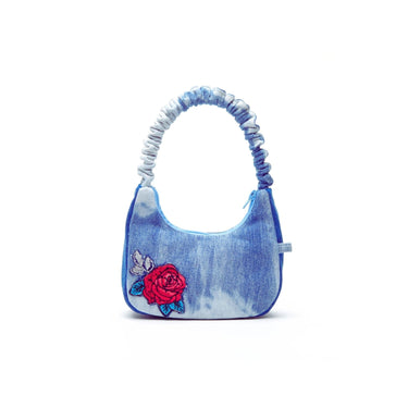Upcycled Vegan Acid Wash Denim Bag