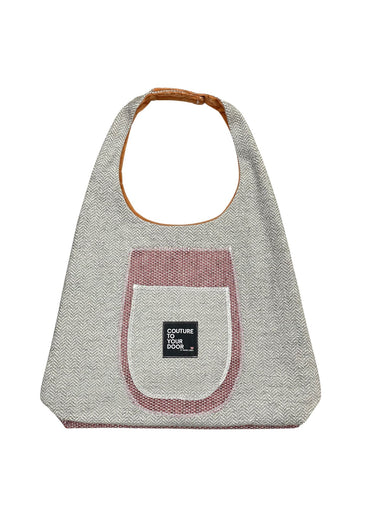 Upcycled Large Hobo Market Bag