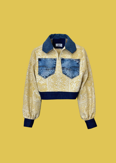 Tapestry x Upcycled Denim Jacket