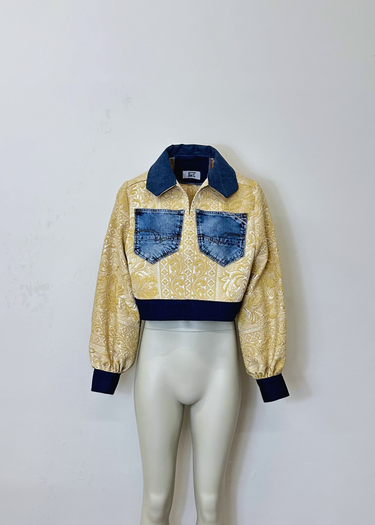 Tapestry x Upcycled Denim Jacket
