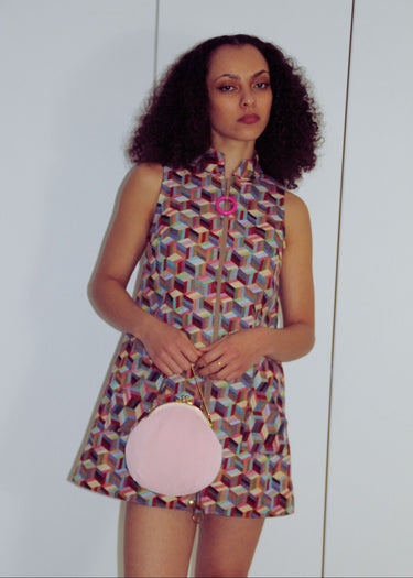 Geometric MOD Mini Tapestry Dress