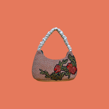 Upcycled Vegan Upholstery Bag