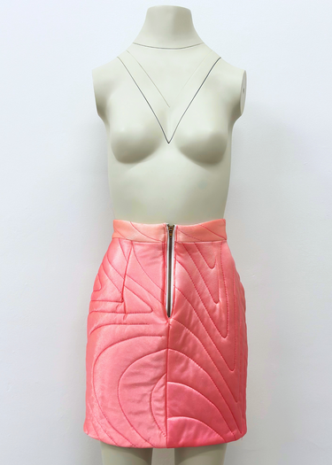 Upcycled Quilted Pencil Skirt
