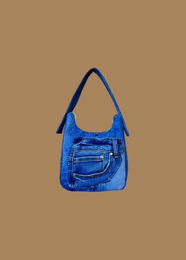 Upcycled x Recycled Denim Mix Bag