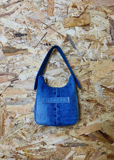 Upcycled x Recycled Denim Mix Bag