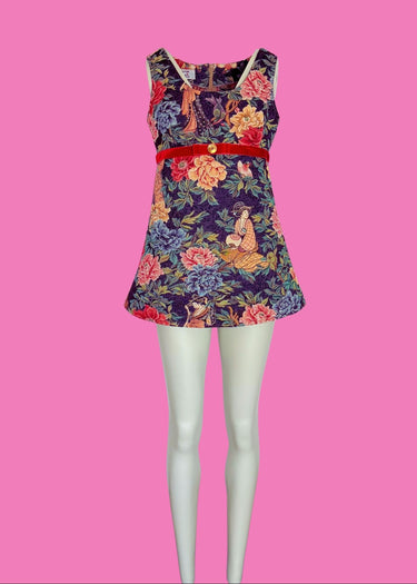 Japan Tapestry Mini Mod Dress