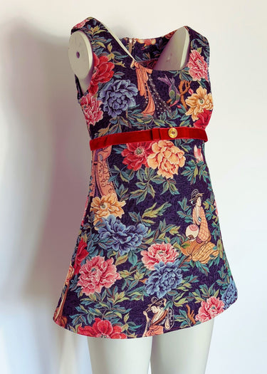 Japan Tapestry Mini Mod Dress