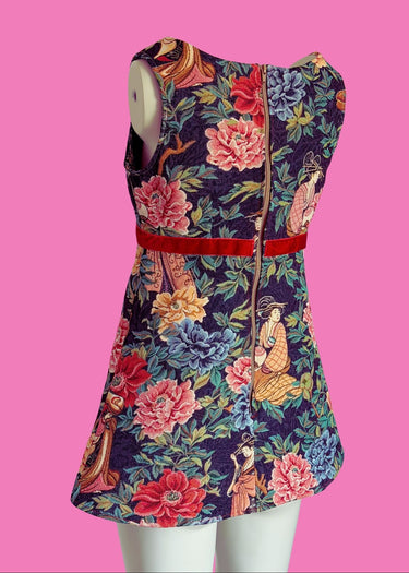 Japan Tapestry Mini Mod Dress