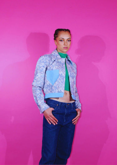 Design 1970s Cropped Jacket