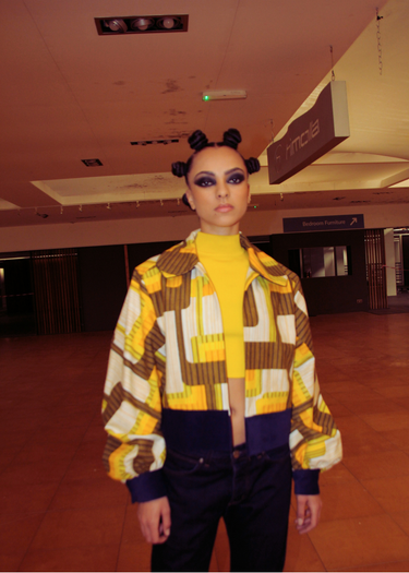 1970s Upholstery x Denim Jacket