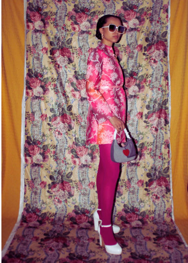 1960's Japanese Style Cotton Upcycled Dress