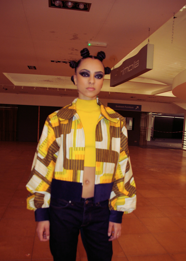 1970s Upholstery x Denim Jacket