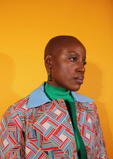 Vintage Geometric Cotton x Upholstery Jacket