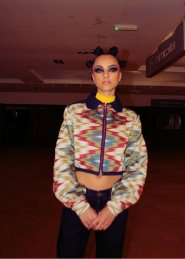 Upholstery Upcycled x Denim Zip Jacket