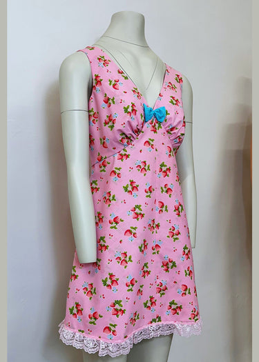 Strawberry Festival Upcycled Dress