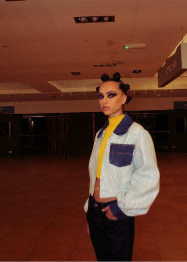 Aztec Upholstery x Denim Jacket