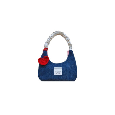 Upcycled Vegan Mini Denim Bag