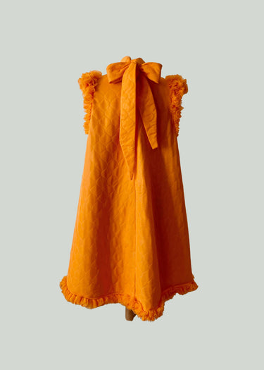 Orange Celia Babydoll Dress