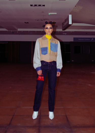 Upholstery Upcycled x Denim Jacket