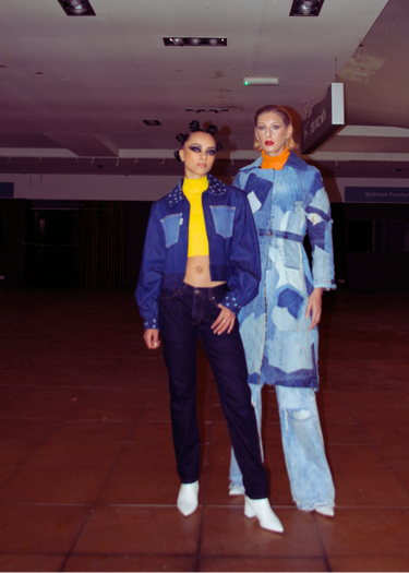 Denim Utilitarian Upcycled Denim Jacket