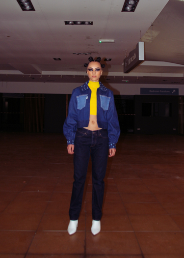 Denim Utilitarian Upcycled Denim Jacket