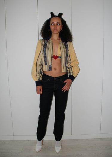 Vintage Upcycled Upholstery Upcycled Cord Jacket