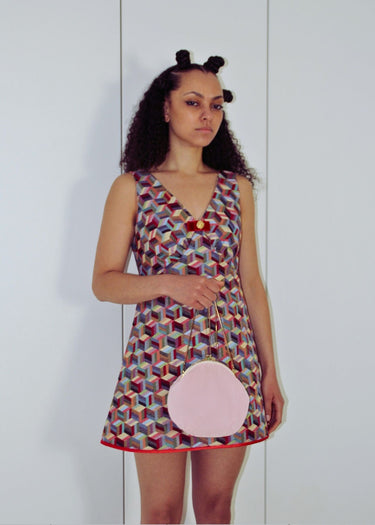 Geometric Tapestry Mod Dress