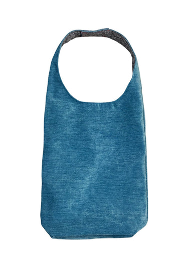 Upcycled Hobo Market Bag with flower